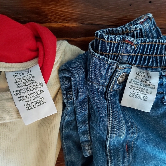 Jeep t-shirt kids 3T set long sleeve hoodie and cargo blue jeans (2 pc lot) boys - Picture 4 of 7